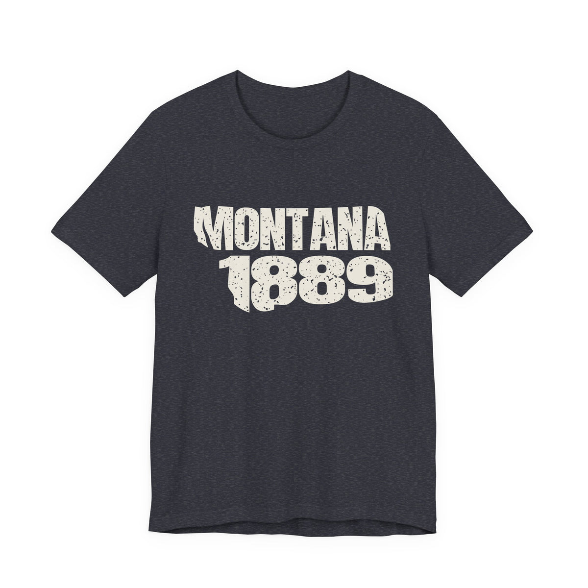 Montana Vintage Letters Map T-Shirt