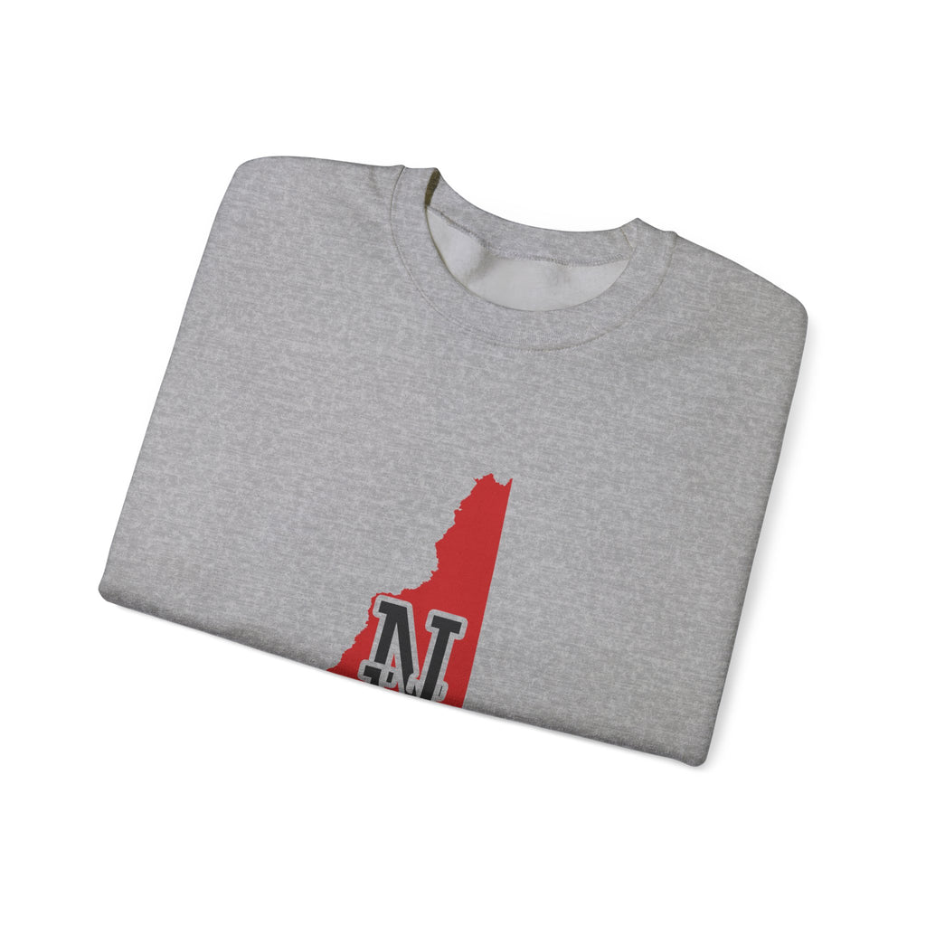New Hampshire Varsity Monogram Map Crewneck Sweatshirt