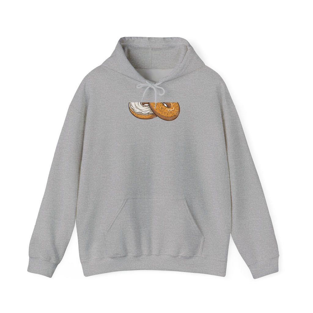New York Everything Bagel Retro Food Illustration Hoodie