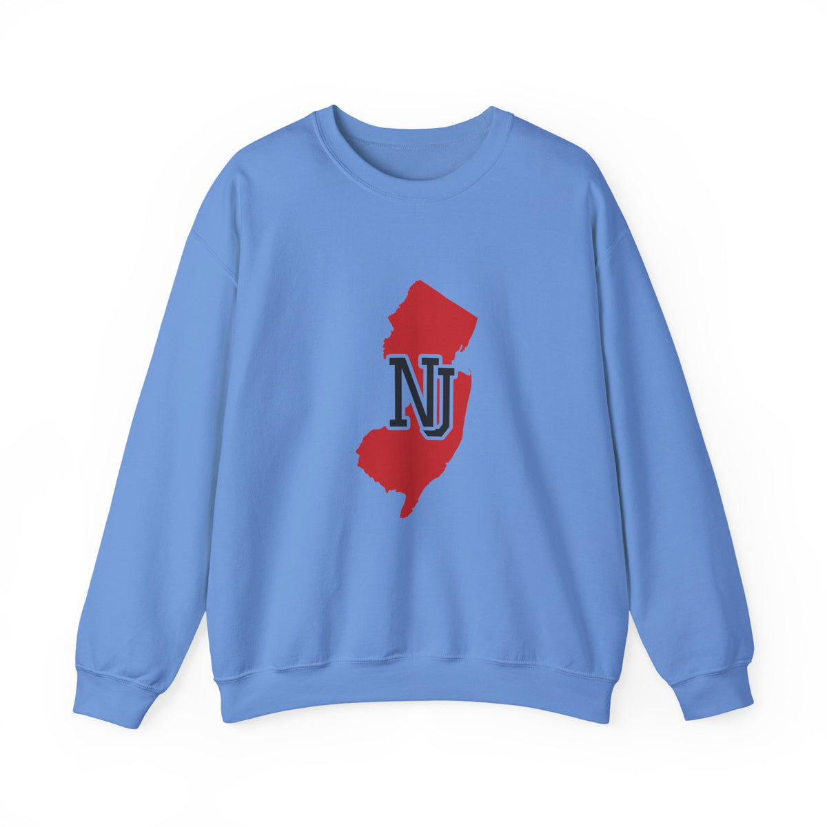 New Jersey Varsity Monogram Map Crewneck Sweatshirt