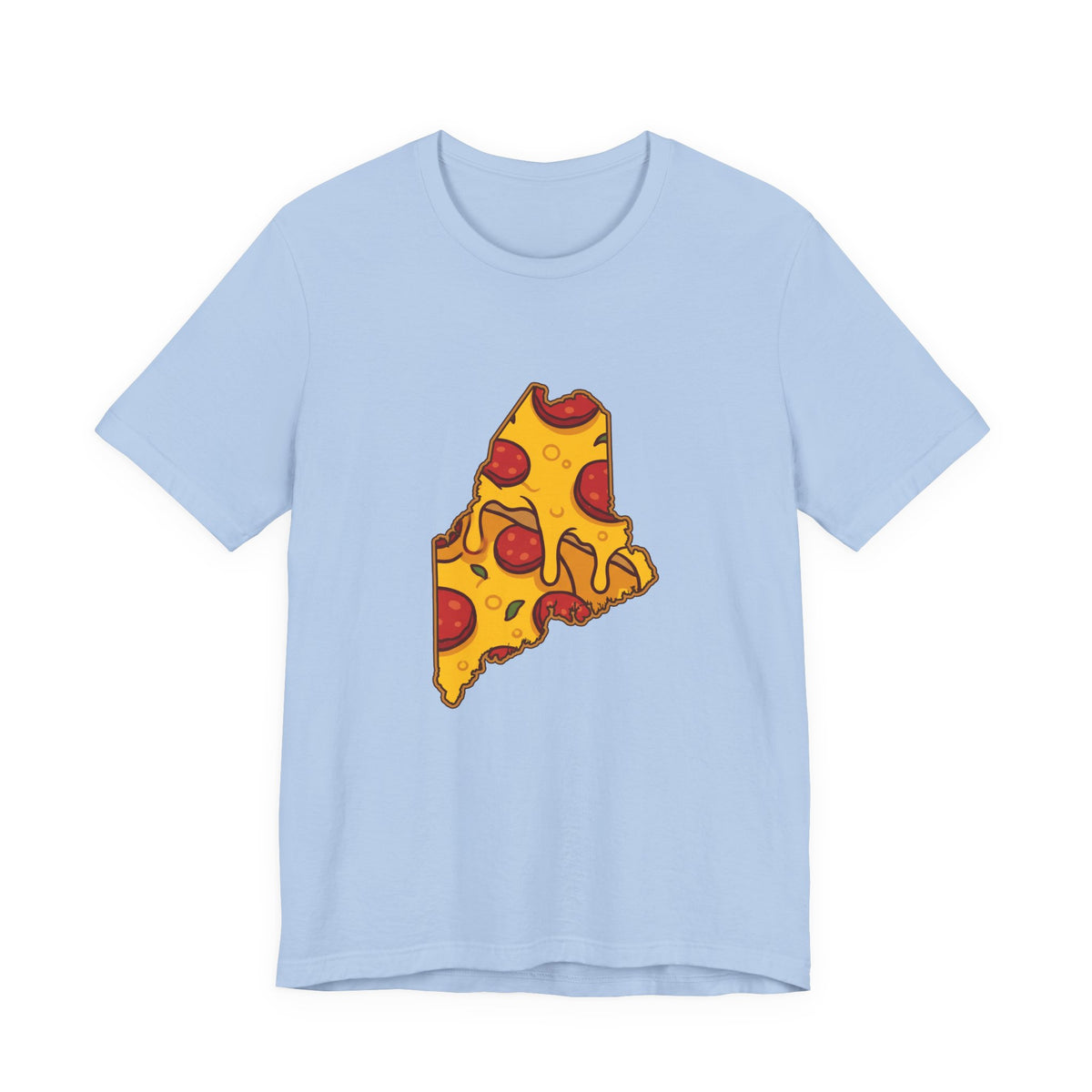 Maine Pizza Map T-Shirt