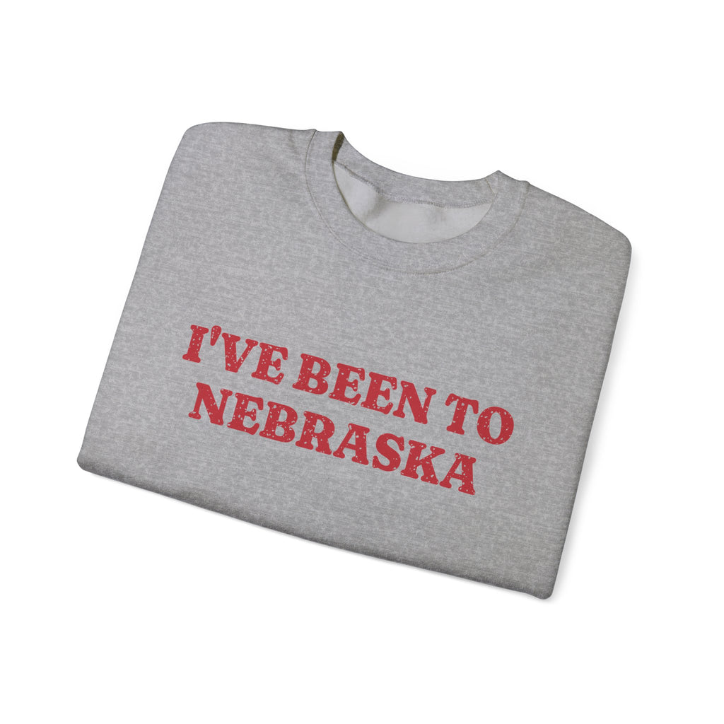I've Been to Nebraska Vintage Travel Souvenir Crewneck Sweatshirt