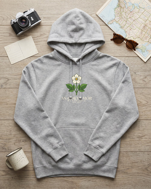 An Gorta Mór We Remember 1845-1852 Potato Blossom Hoodie (photo)