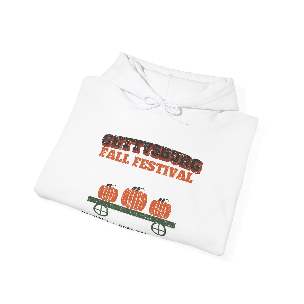 Gettysburg Pennsylvania Fall Festival Hay Wagon Hoodie