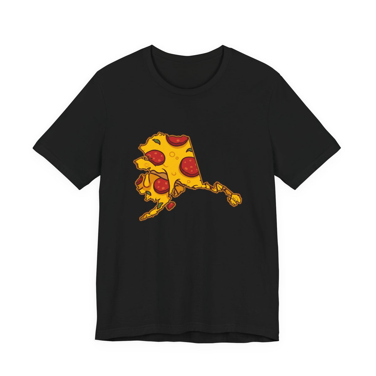 Alaska Pizza Map T-Shirt