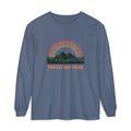 Protect Our Parks Retro Sunset Mountains Long Sleeve Tee