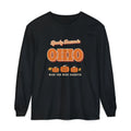 Spooky Season in Ohio Vintage Postcard Long Sleeve Tee