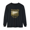 Yosemite Valley Est 1890 Granite Cliffs Engraving Long Sleeve Tee