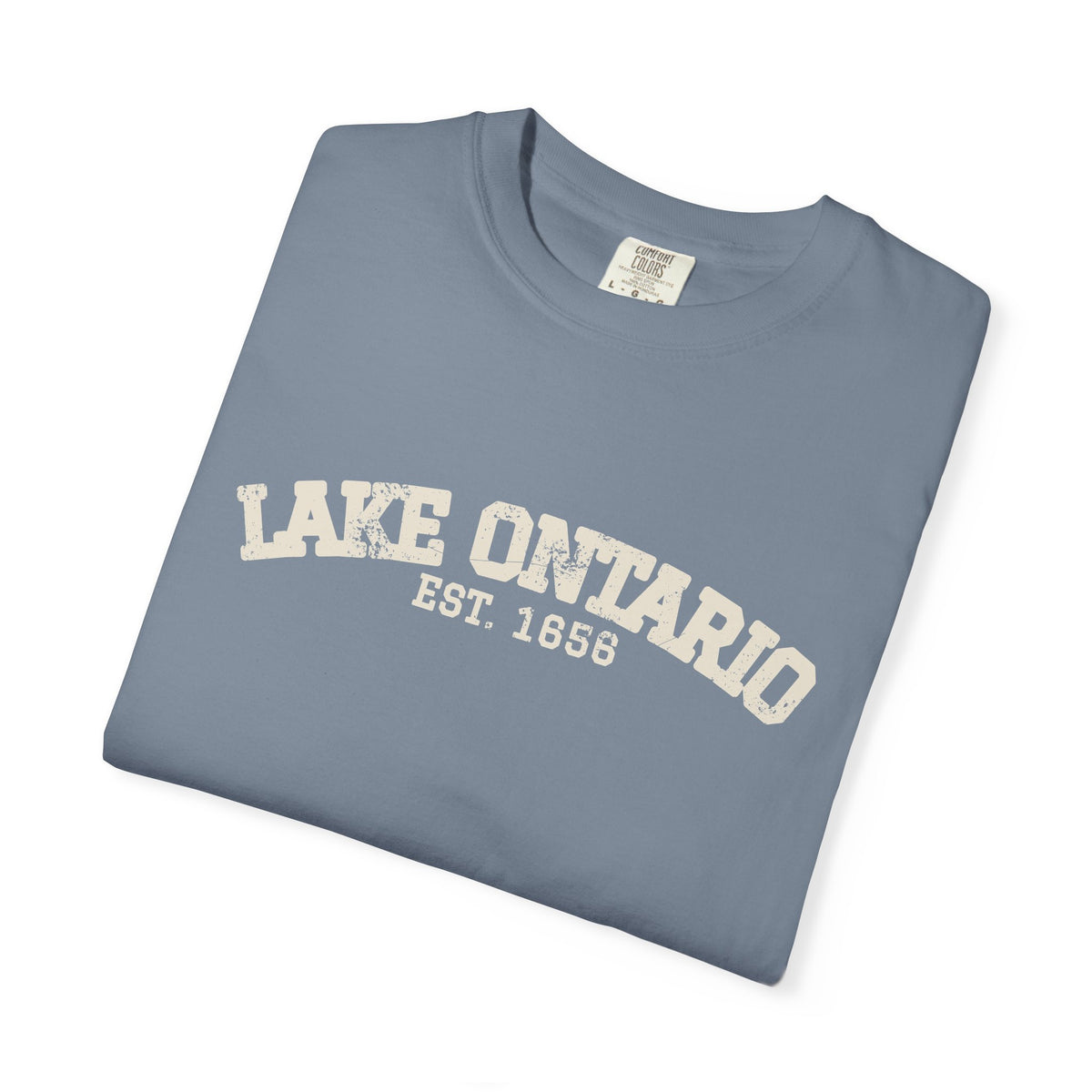Lake Ontario Est 1656 Retro Varsity T-Shirt