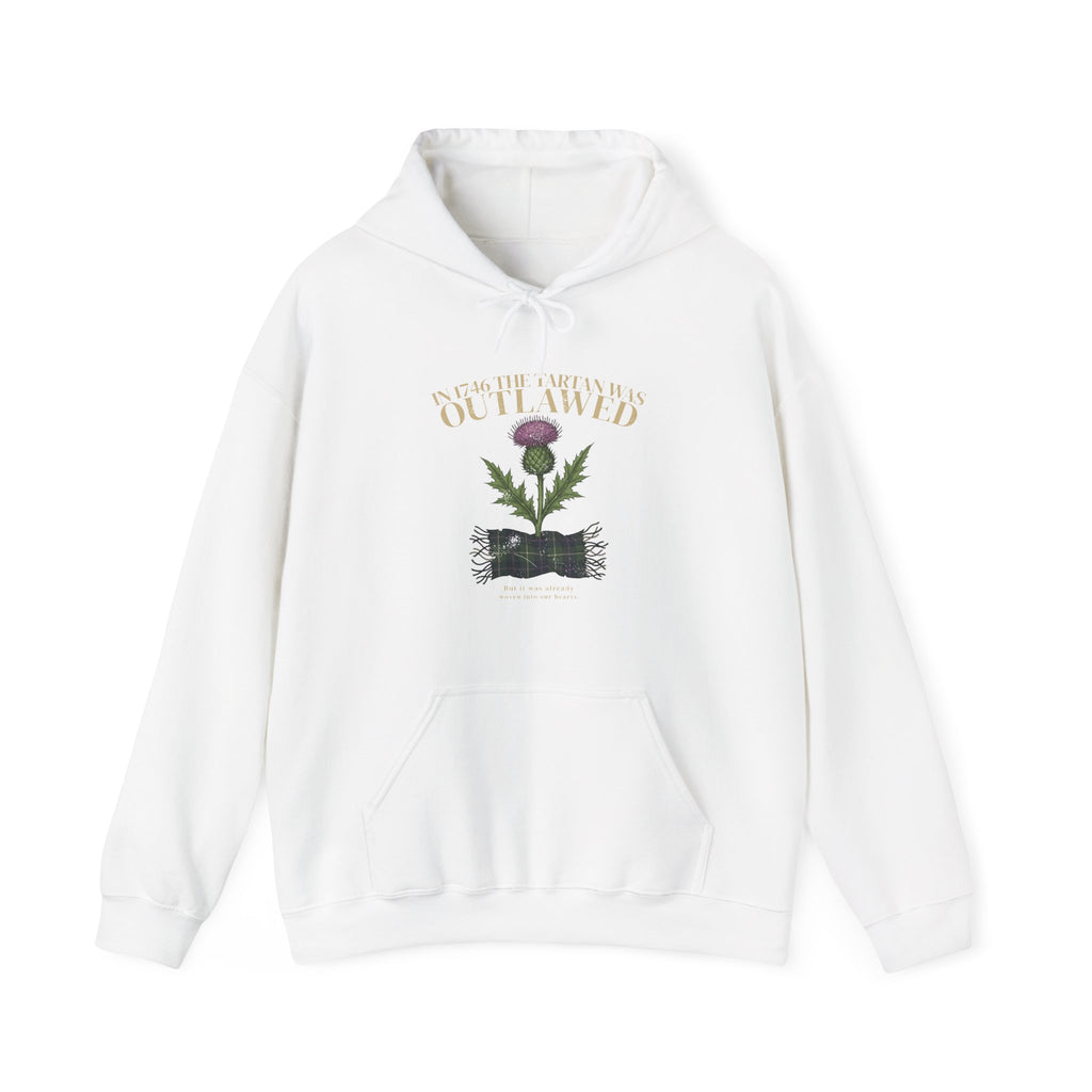 In 1746 the Tartan Was Outlawed Scottish Thistle Hoodie