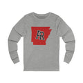 Arkansas Varsity Monogram Map Long Sleeve Tee