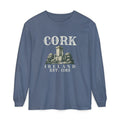 Cork Ireland Est 1185 Castle Sketch Long Sleeve Tee