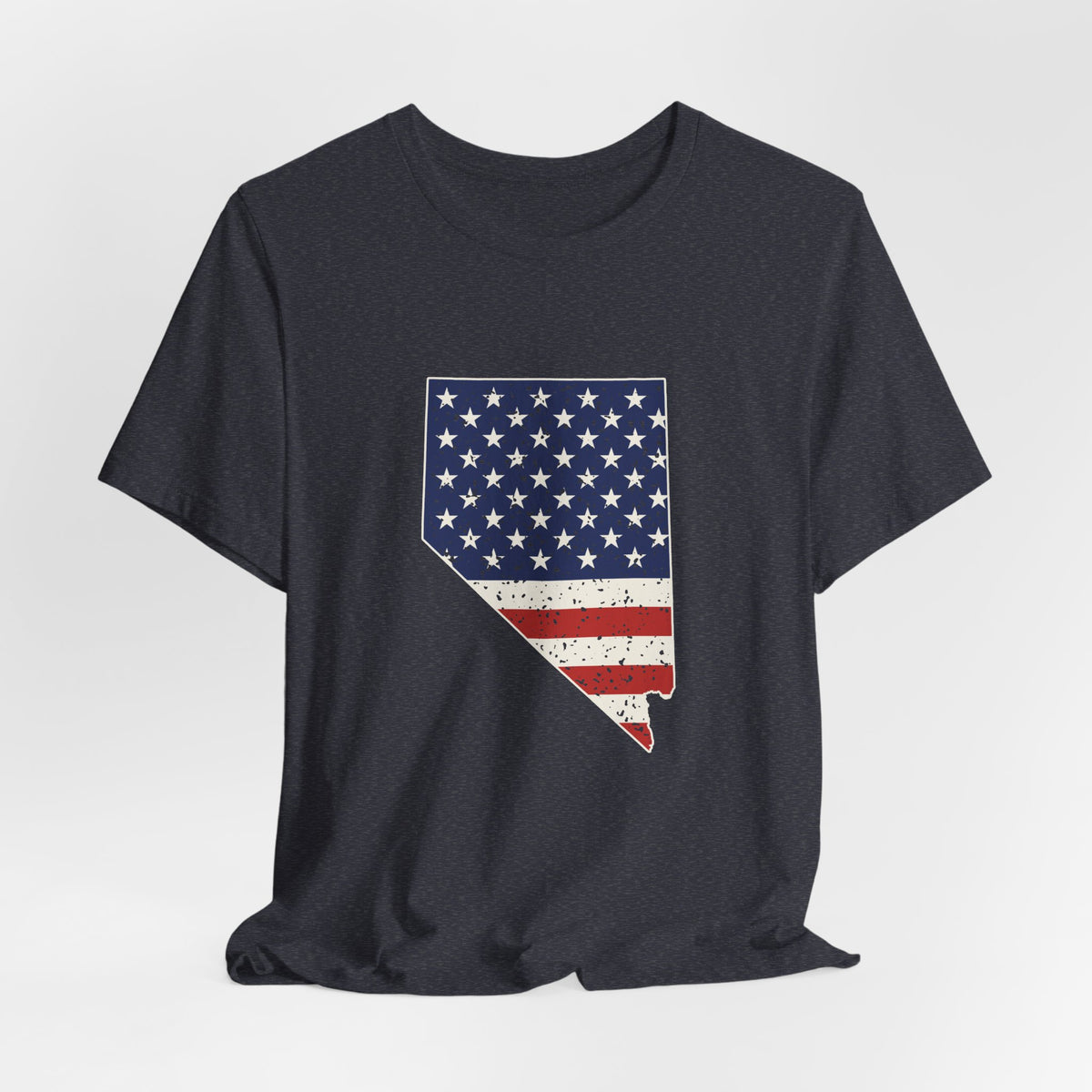 Nevada American Flag Map T-Shirt