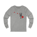 Hawaii Varsity Monogram Map Long Sleeve Tee