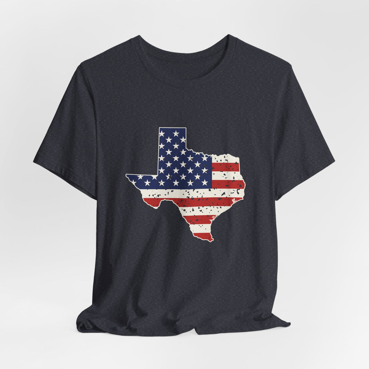 Texas American Flag Map T-Shirt