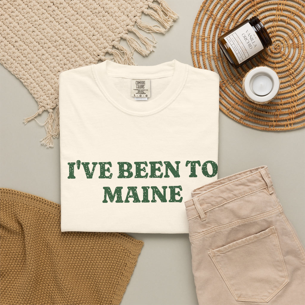 I've Been to Maine Vintage Travel Souvenir T-Shirt