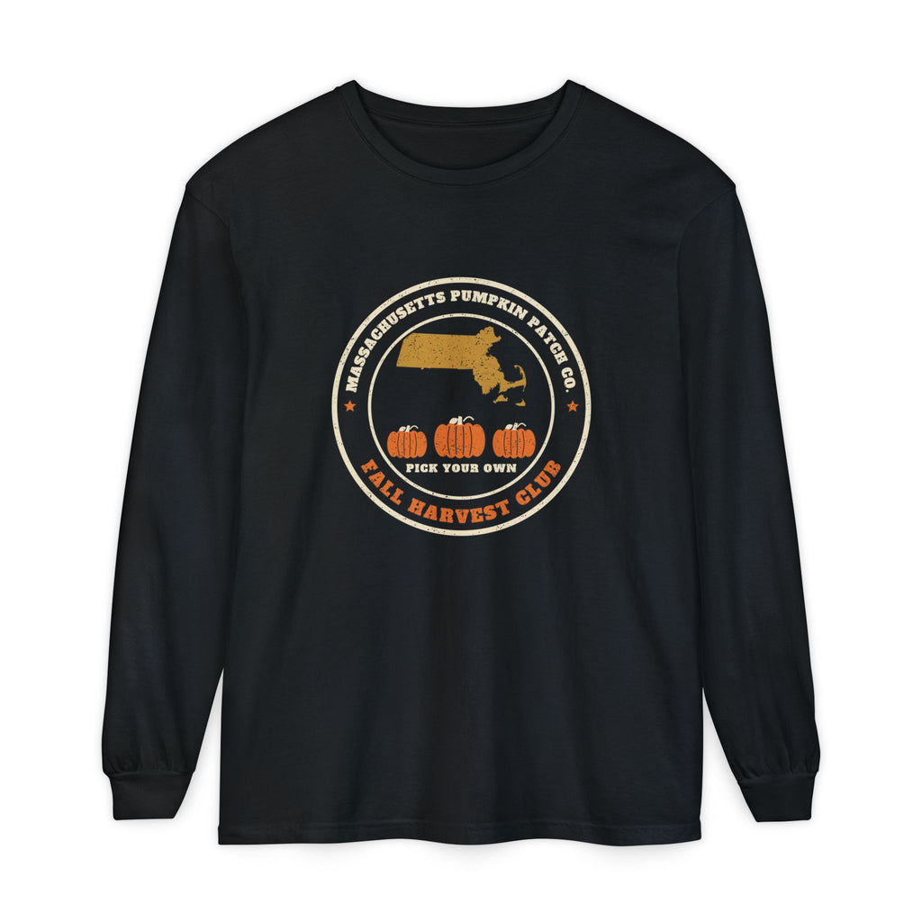 Massachusetts Pumpkin Patch Co. Badge Long Sleeve Tee
