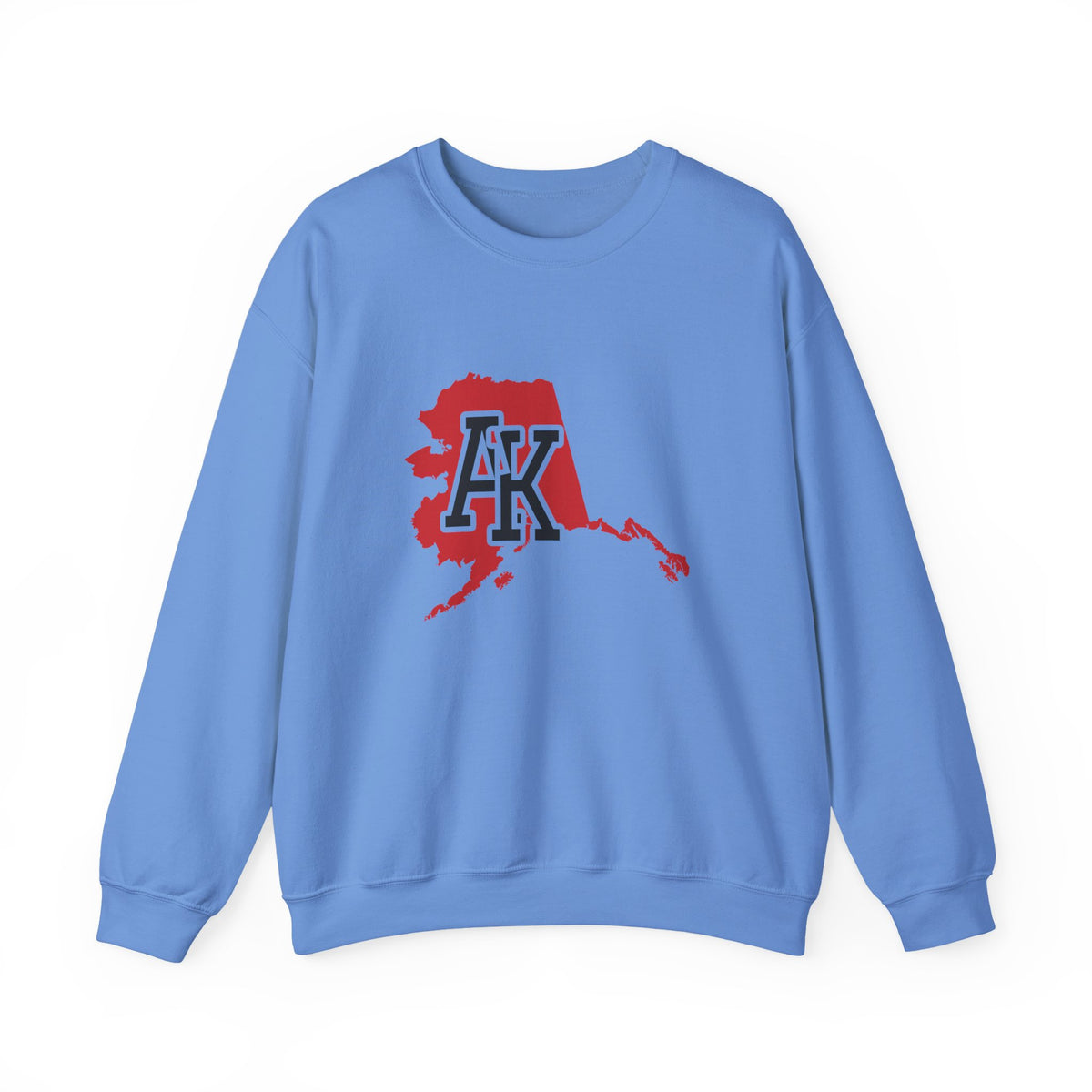 Alaska Varsity Monogram Map Crewneck Sweatshirt
