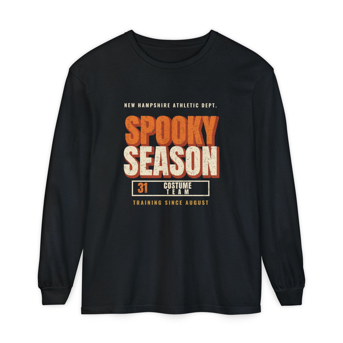 New Hampshire Spooky Season Athletic Dept. Long Sleeve Tee