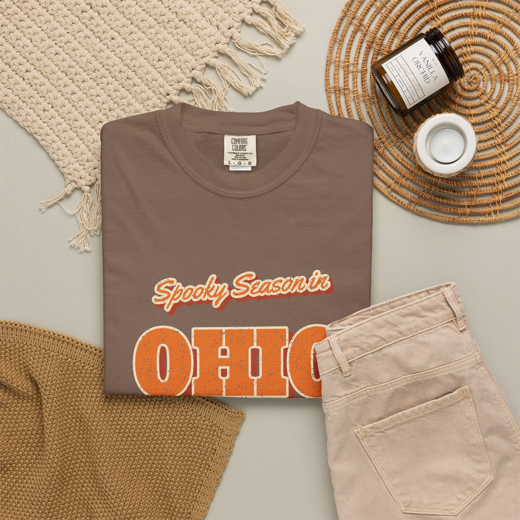 Spooky Season in Ohio Vintage Postcard T-Shirt
