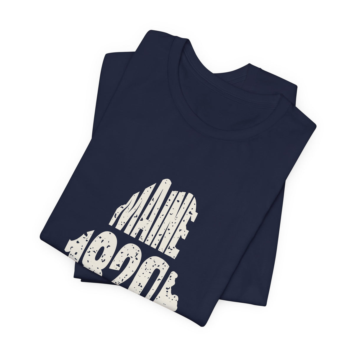 Maine Vintage Letters Map T-Shirt