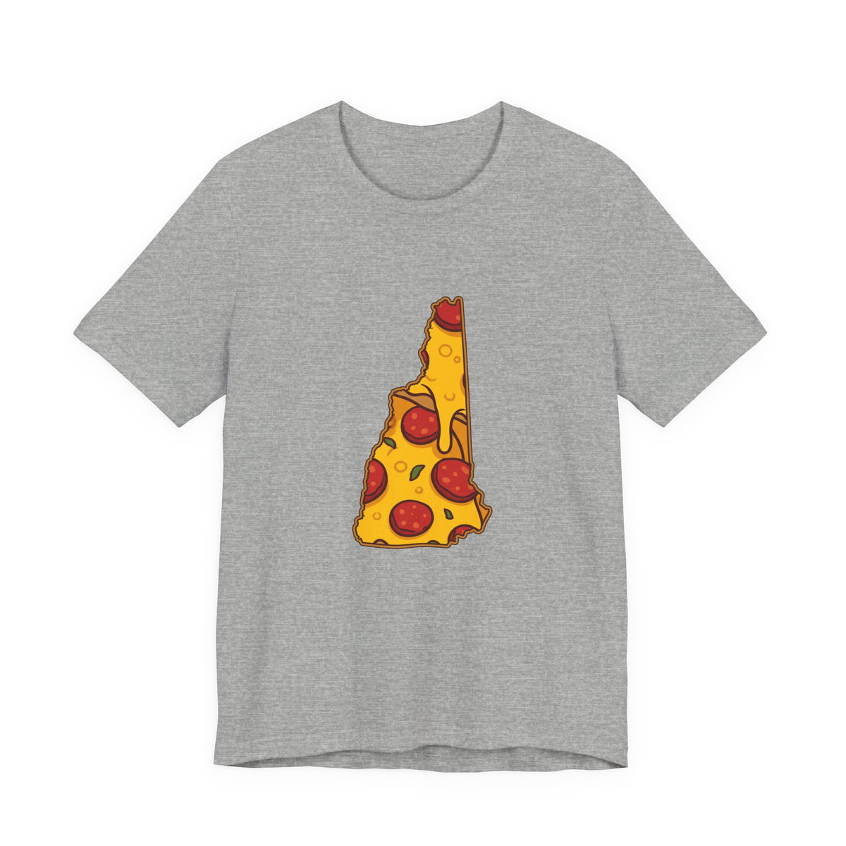New Hampshire Pizza Map T-Shirt