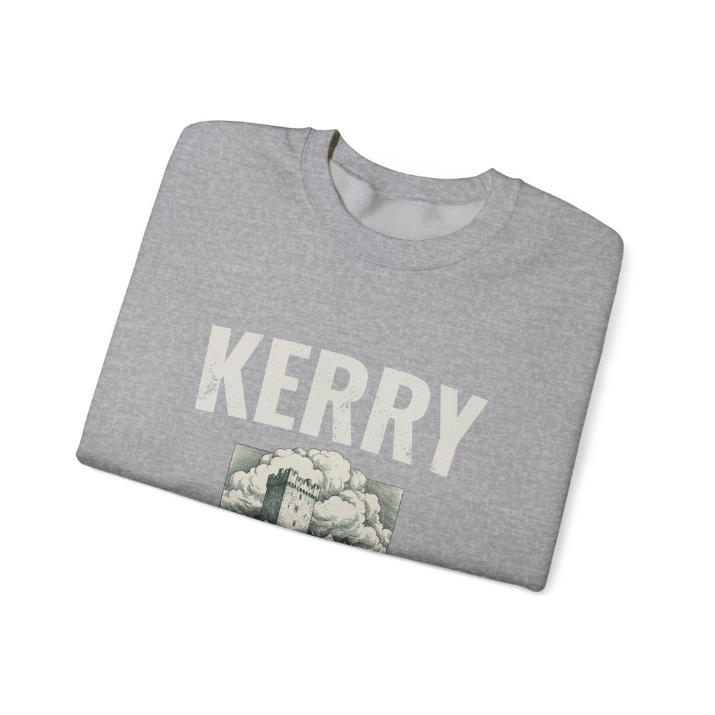 Kerry Ireland Est 1606 Castle Tower Sketch Crewneck Sweatshirt