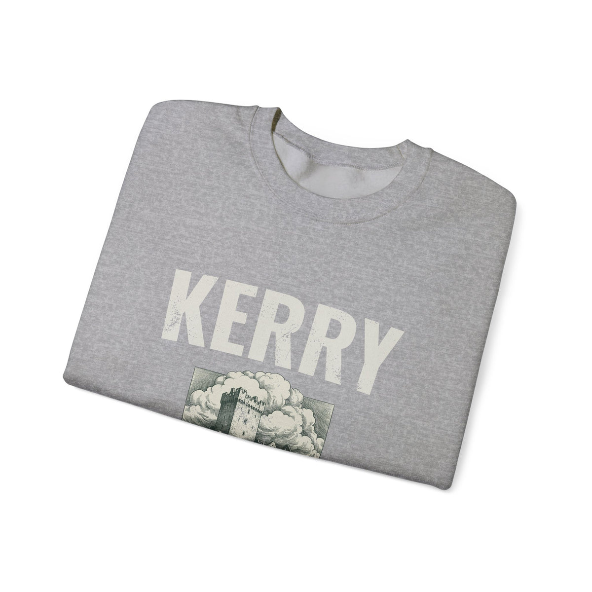 Kerry Ireland Est 1606 Castle Tower Sketch Crewneck Sweatshirt