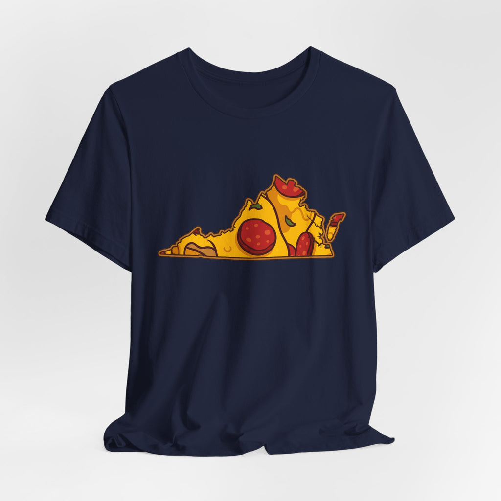 Virginia Pizza Map T-Shirt
