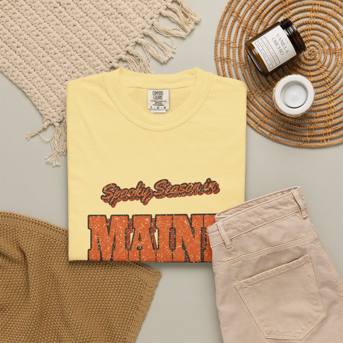 Spooky Season in Maine Vintage Postcard T-Shirt