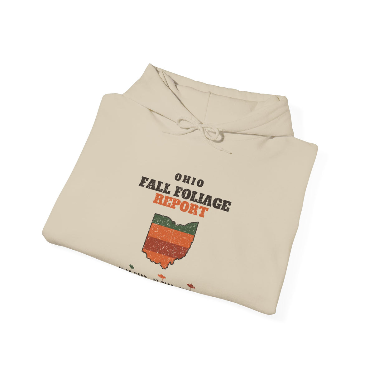 Ohio Fall Foliage Report Map Hoodie