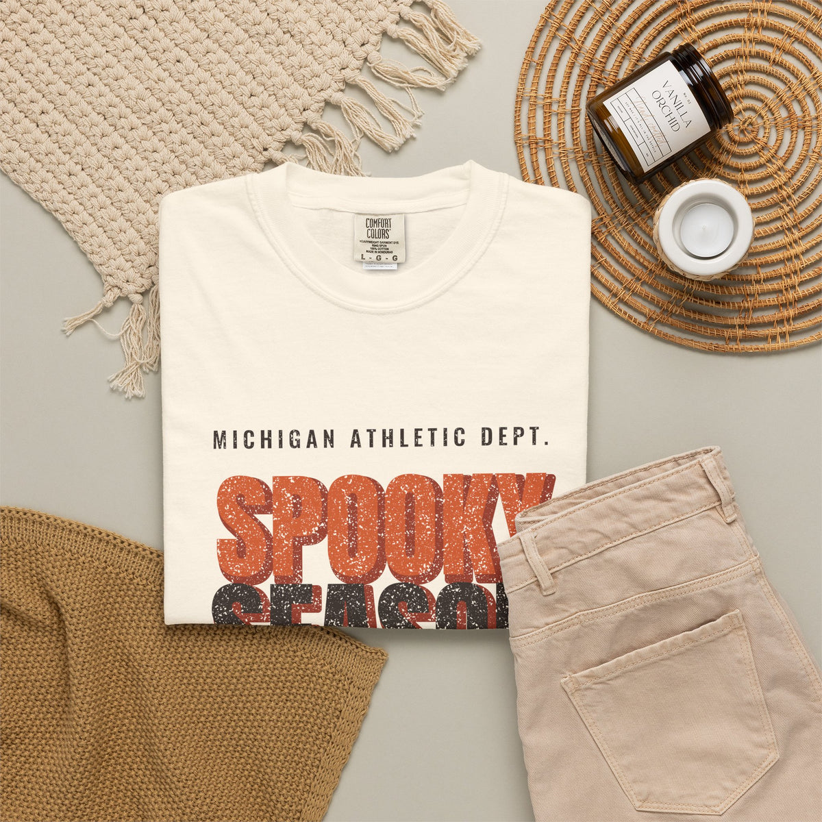 Michigan Spooky Season Athletic Dept. T-Shirt