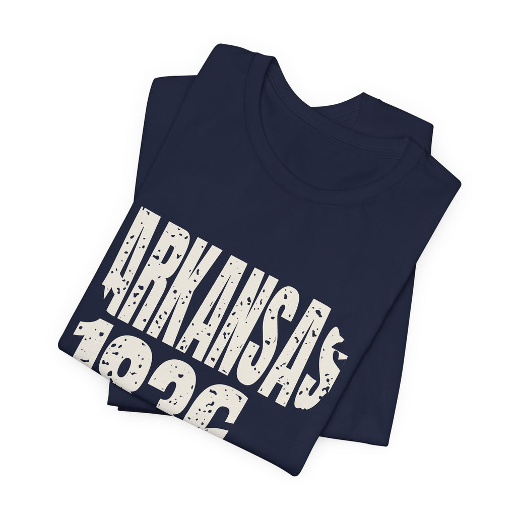 Arkansas Vintage Letters Map T-Shirt