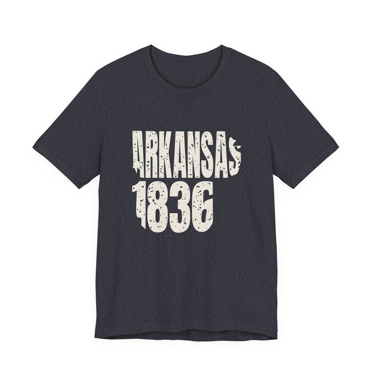 Arkansas Vintage Letters Map T-Shirt