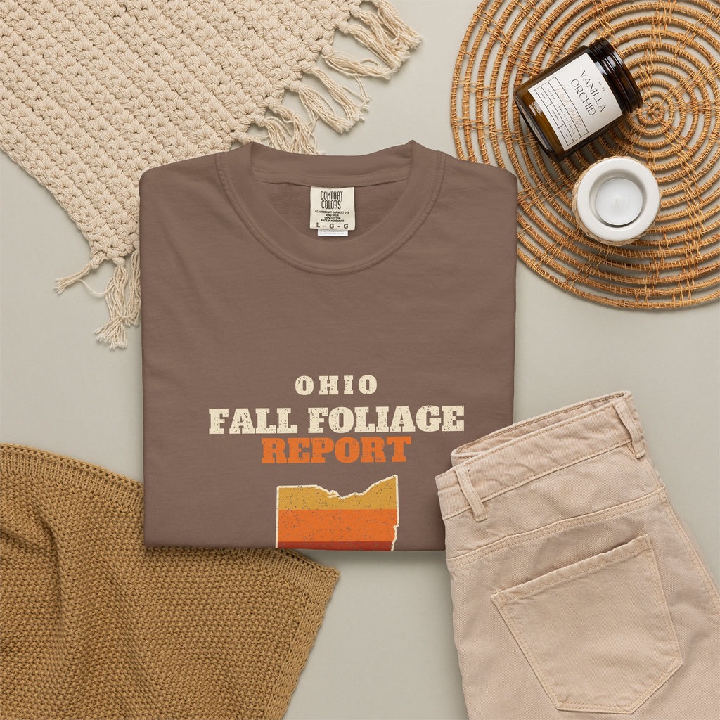 Ohio Fall Foliage Report Map T-Shirt