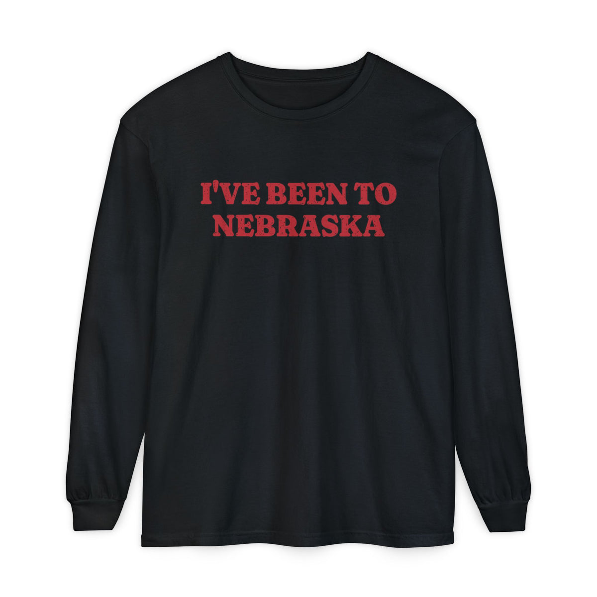 I've Been to Nebraska Vintage Travel Souvenir Long Sleeve Tee