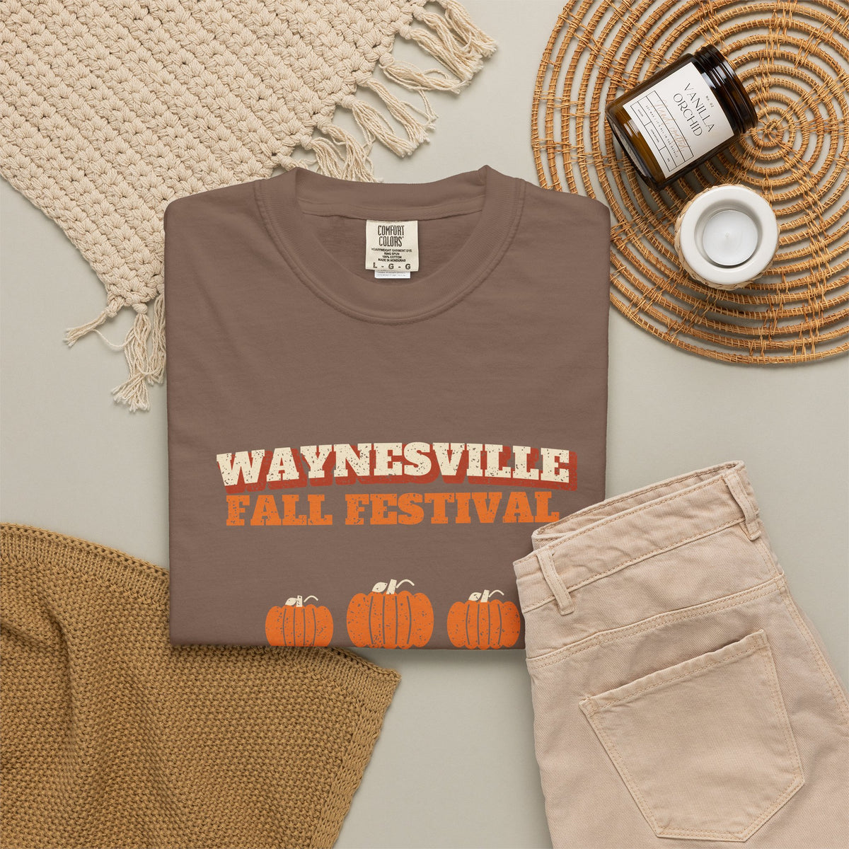 Waynesville Ohio Fall Festival Hay Wagon T-Shirt