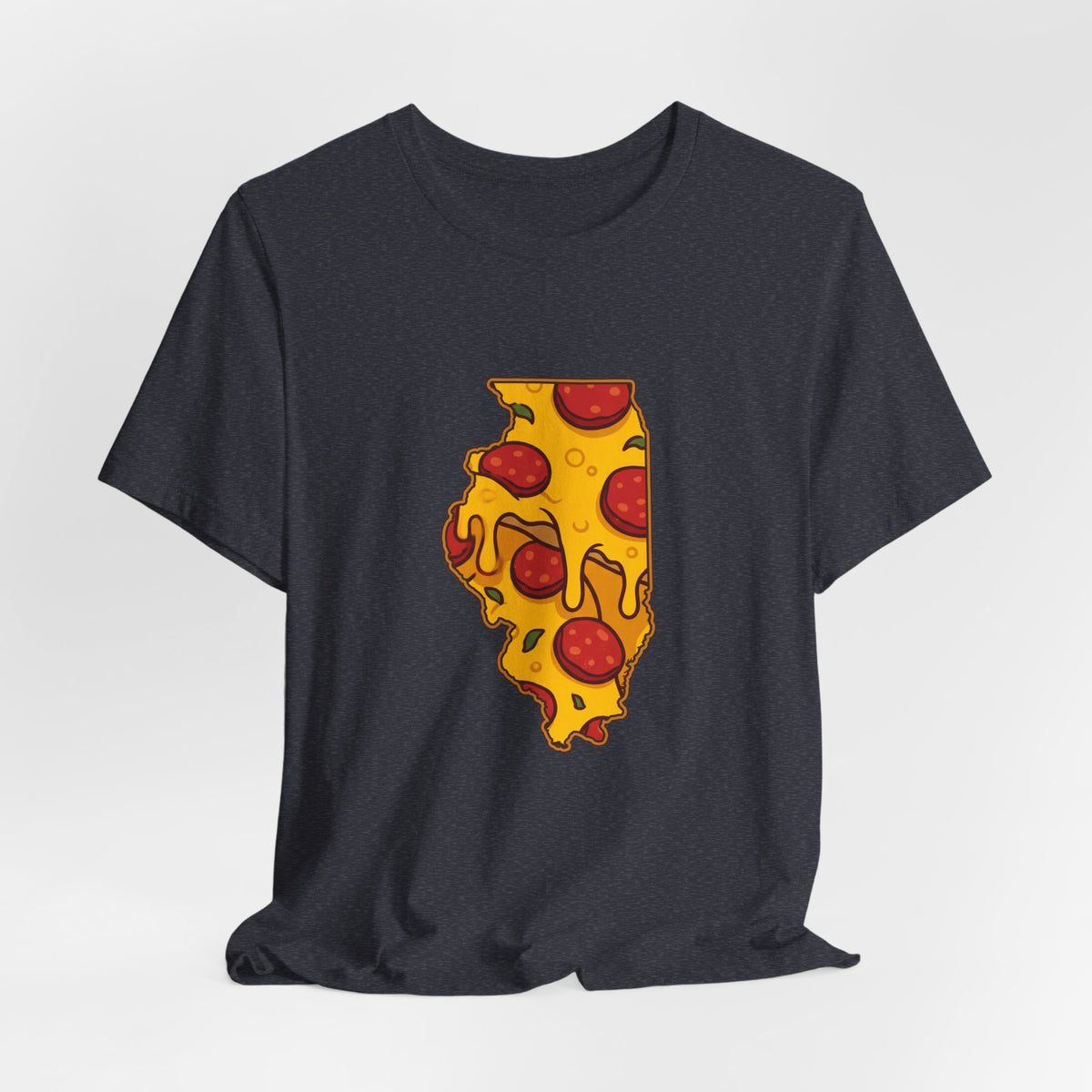 Illinois Pizza Map T-Shirt