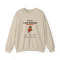 Maine Fall Foliage Report Map Crewneck Sweatshirt
