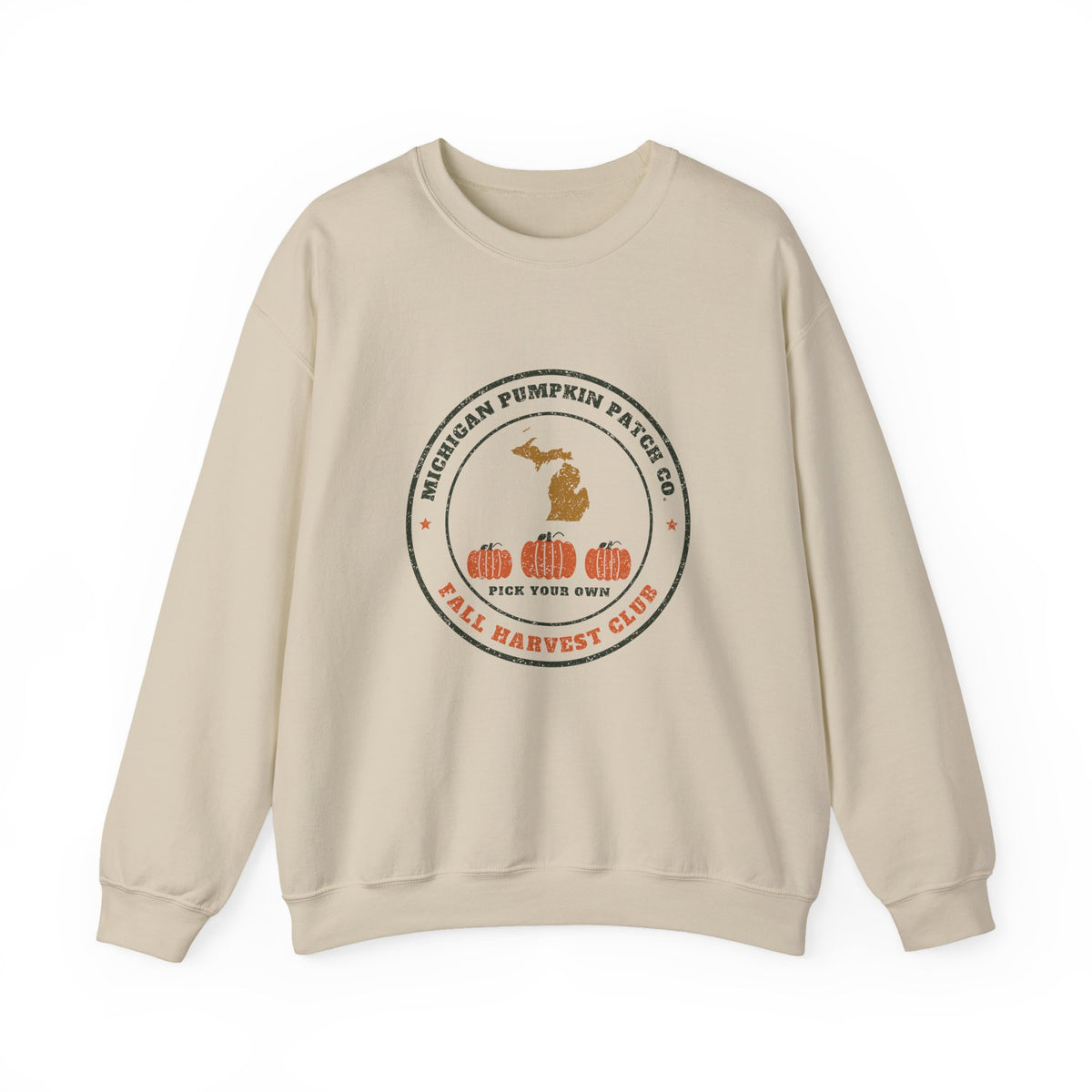 Michigan Pumpkin Patch Co. Badge Crewneck Sweatshirt