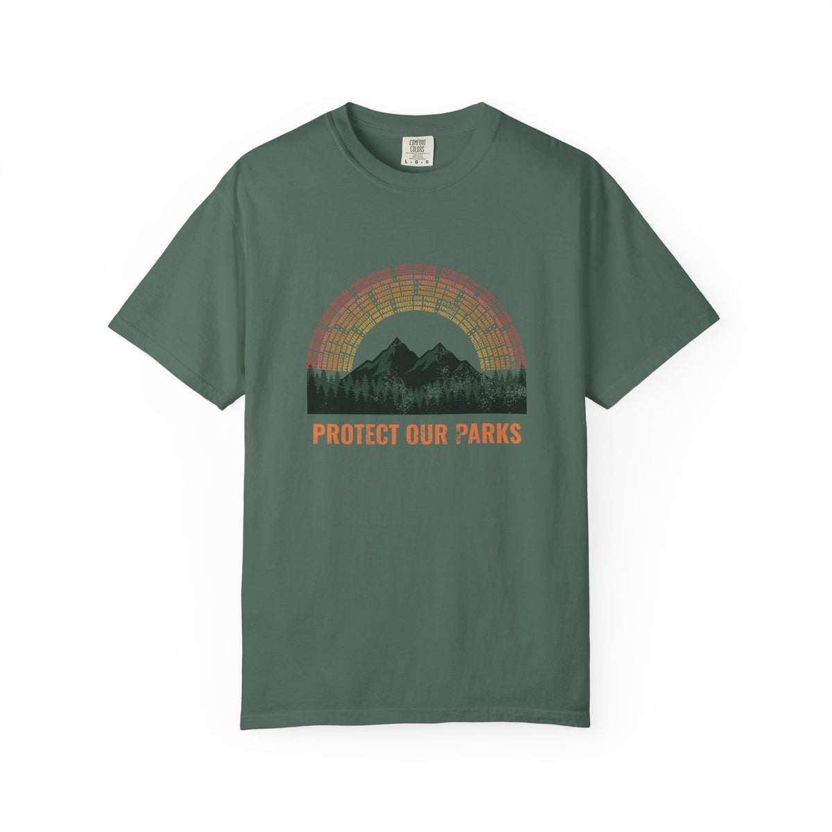 Protect Our Parks Retro Sunset Mountains T-Shirt