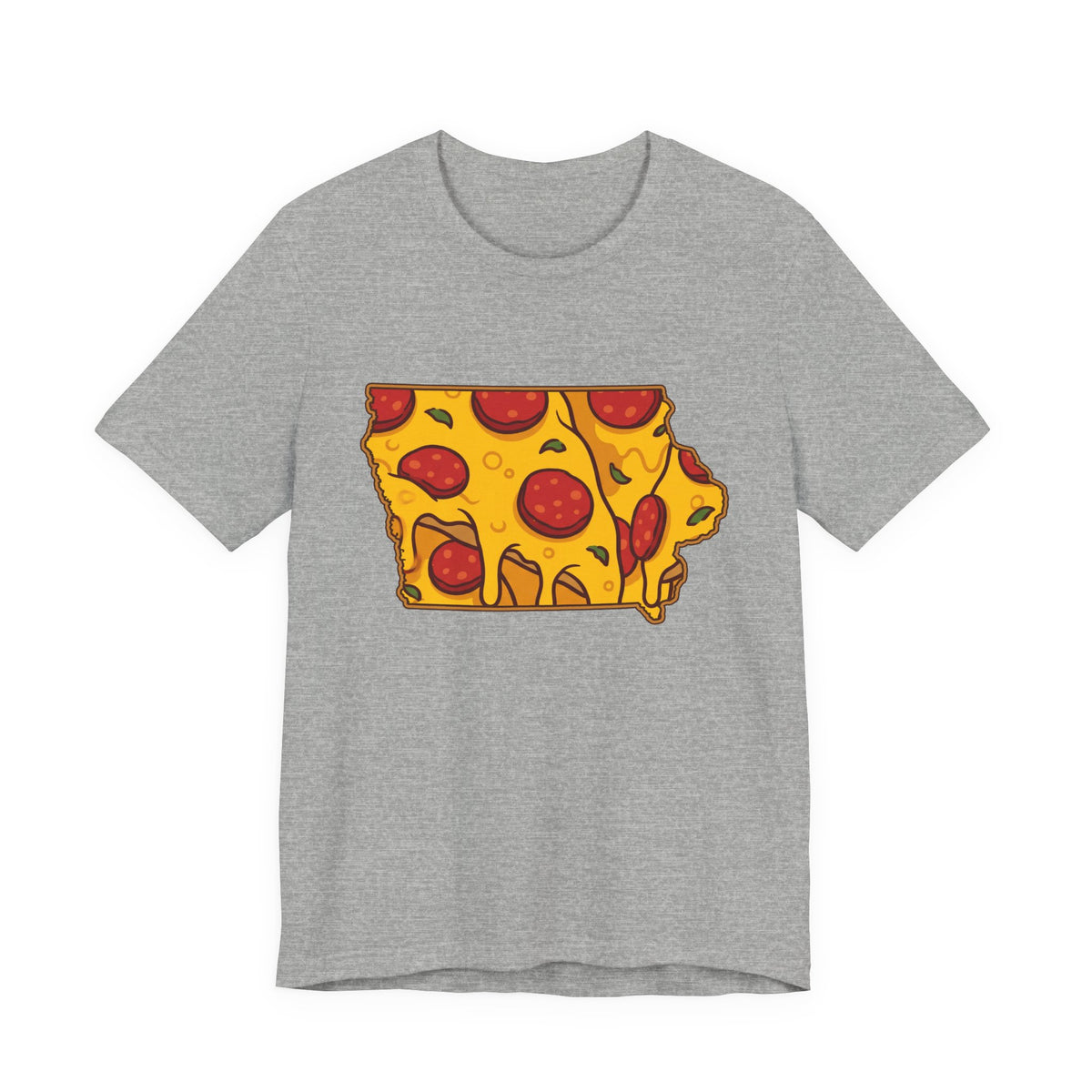 Iowa Pizza Map T-Shirt