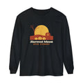 Harvest Moon Over Vermont Barn Long Sleeve Tee