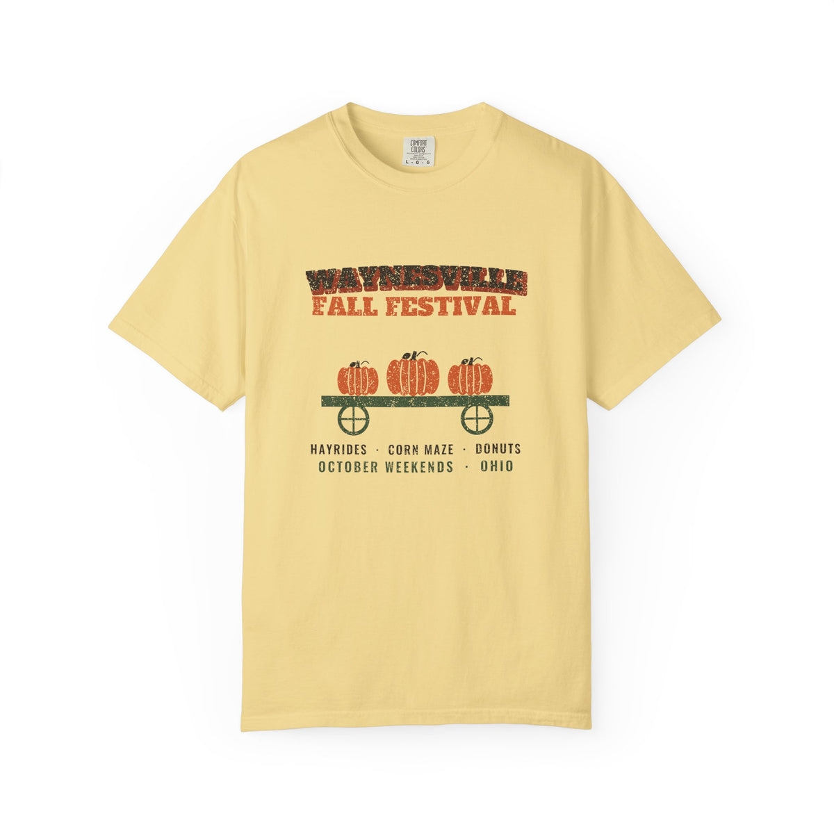 Waynesville Ohio Fall Festival Hay Wagon T-Shirt