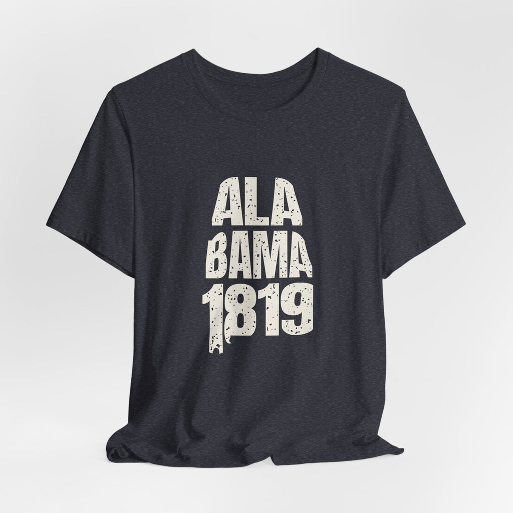 Alabama Vintage Letters Map T-Shirt