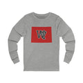 Wyoming Varsity Monogram Map Long Sleeve Tee
