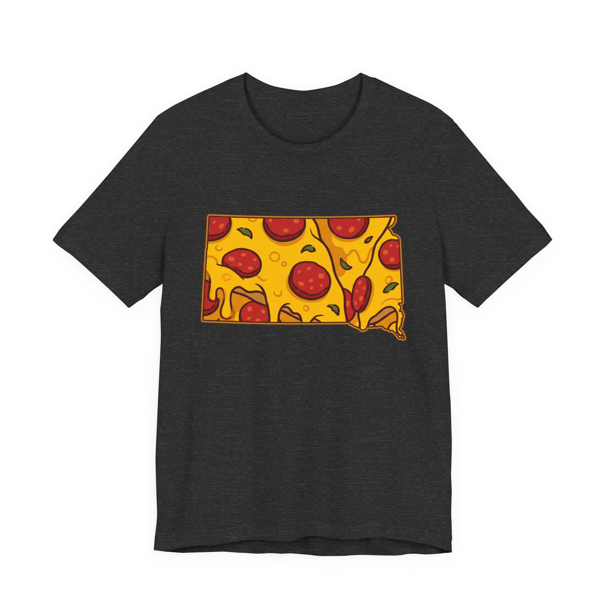 South Dakota Pizza Map T-Shirt