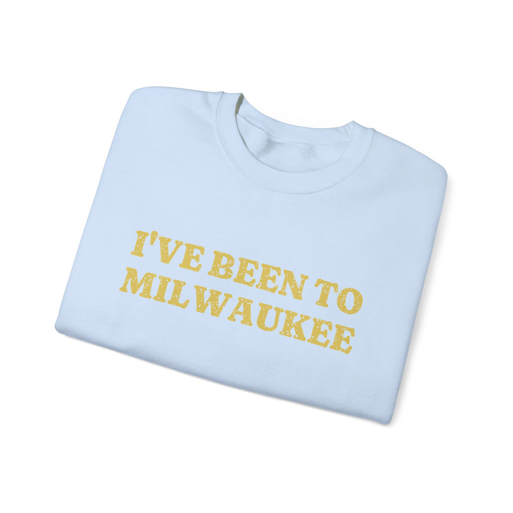 I've Been to Milwaukee Vintage Travel Souvenir Crewneck Sweatshirt
