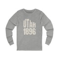 Utah Vintage Letters Map Long Sleeve Tee