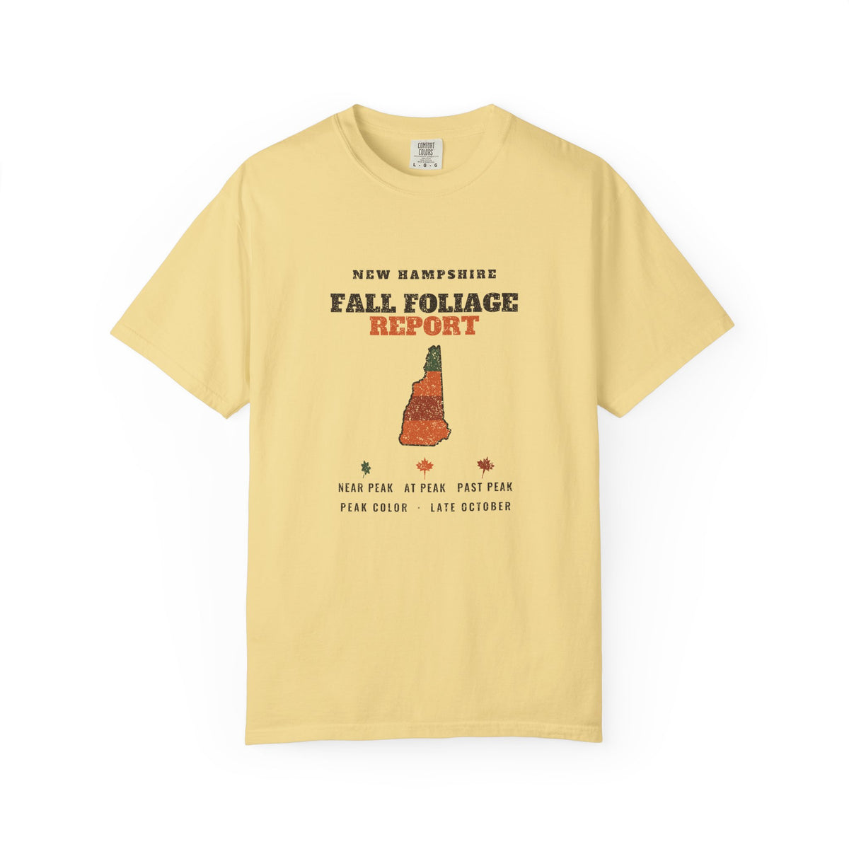New Hampshire Fall Foliage Report Map T-Shirt
